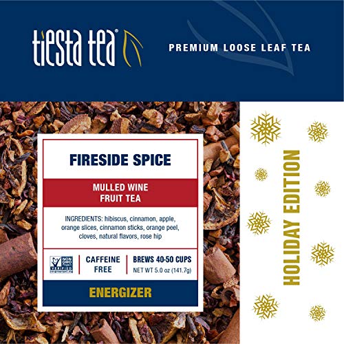 Tiesta Tea - Fireside Spice, Loose Leaf Mulled Wine Herbal Tea,