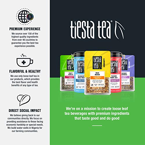 Tiesta Tea - Fruity Pebbles, Loose Leaf Strawberry Pineapple Gre