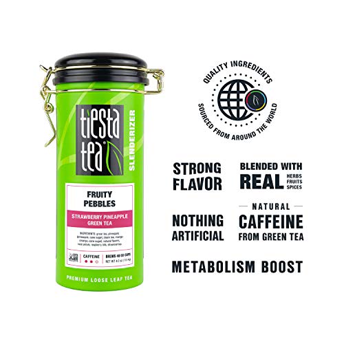 Tiesta Tea - Fruity Pebbles, Loose Leaf Strawberry Pineapple Gre