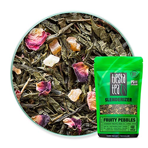 Tiesta Tea, Fruity Pebbles, Strawberry Pineapple Green Tea, 1.6