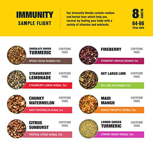 Tiesta Tea Herbal &Amp; Rooibos Tea Sampler Dry Flight - Non-Caffein