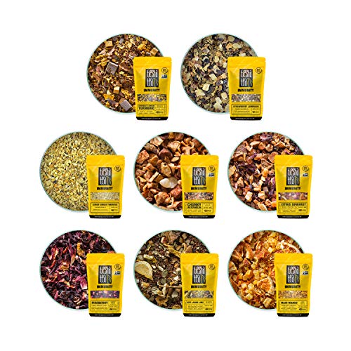 Tiesta Tea Herbal &Amp; Rooibos Tea Sampler Dry Flight - Non-Caffein