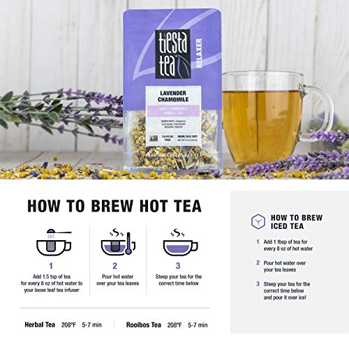 Tiesta Tea - Lavender Chamomile, Loose Leaf Soft Chamomile Herba