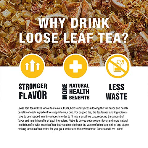 Tiesta Tea - Lemon Ginger Turmeric, Loose Leaf Lemon Ginger Herb...