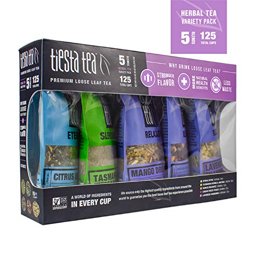 Tiesta Tea | Loose Leaf Herbal Tea Variety Pack | Chamomile, Gin