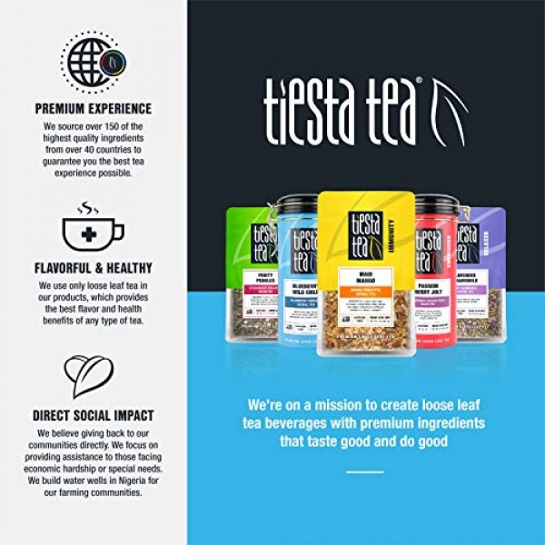 Tiesta Tea - Loose Leaf Tea Favorites Variety Pack, High to No C...