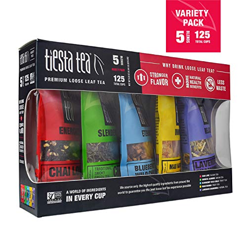 Tiesta Tea - Loose Leaf Tea Favorites Variety Pack, High To No C