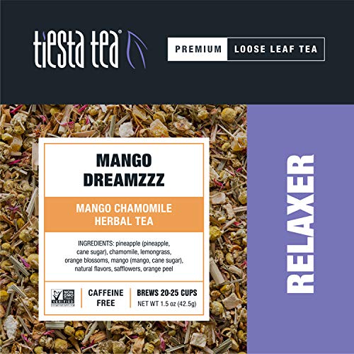 Tiesta Tea - Mango Dreamzzz, Loose Leaf Mango Chamomile Herbal T