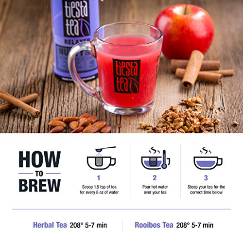 Tiesta Tea | Nutty Almond Cream, Loose Leaf Apple Cinnamon Herba
