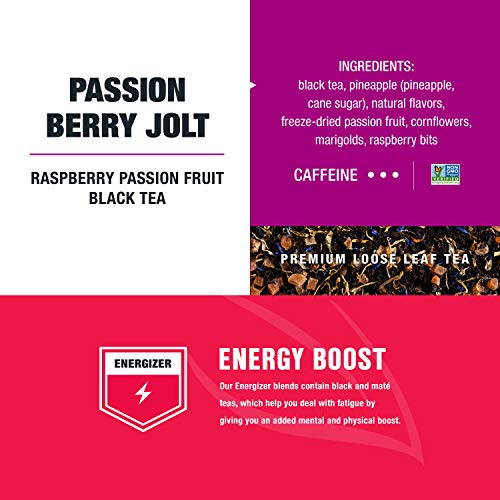 Tiesta Tea | Passion Berry Jolt, Loose Leaf Raspberry Passion Fr