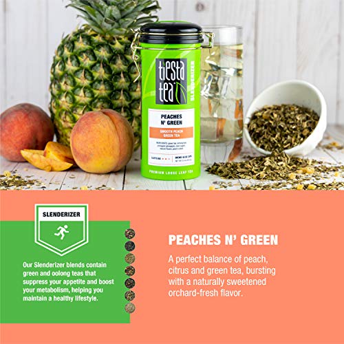 Tiesta Tea - Peaches N´ Green, Loose Leaf Smooth Peach Green Tea