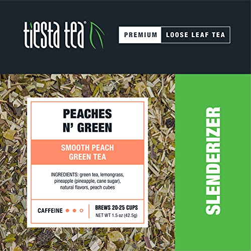 Tiesta Tea - Peaches N´ Green, Loose Leaf Smooth Peach Green Tea