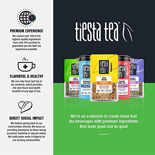 Tiesta Tea - Peaches N´ Green, Loose Leaf Smooth Peach Green Tea