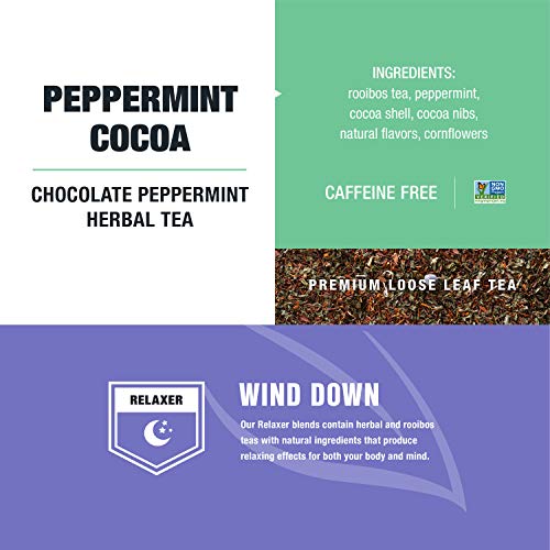 Tiesta Tea | Peppermint Cocoa, Loose Leaf Peppermint Rooibos Tea