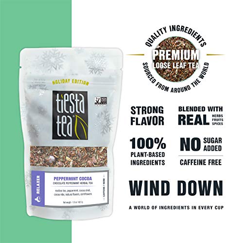 Tiesta Tea | Peppermint Cocoa, Loose Leaf Peppermint Rooibos Tea