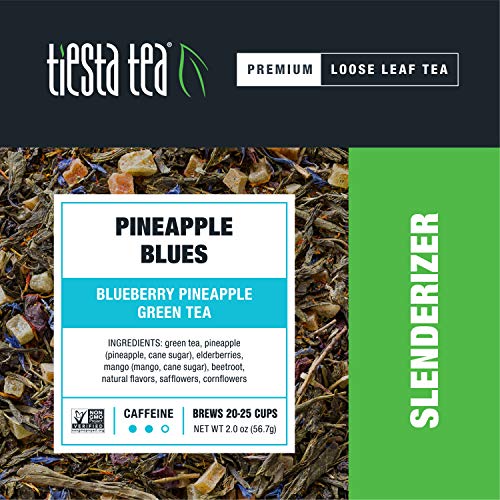 Tiesta Tea | Pineapple Blues, Loose Leaf Blueberry Pineapple Gre