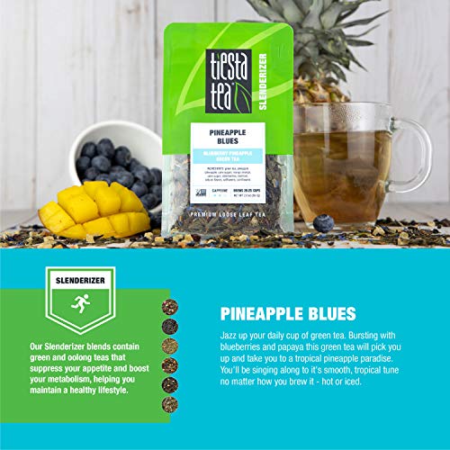 Tiesta Tea | Pineapple Blues, Loose Leaf Blueberry Pineapple Gre