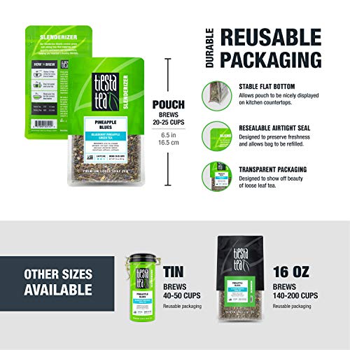 Tiesta Tea | Pineapple Blues, Loose Leaf Blueberry Pineapple Gre