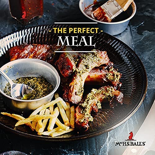 Mrs H.S.Balls Chutney Glass 470g Hot, 16.6 Ounce Pack of 2