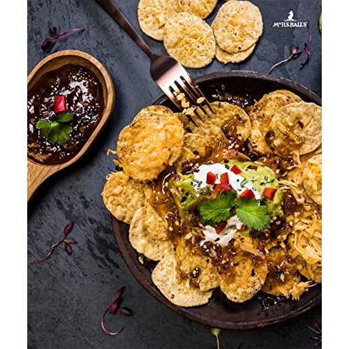 Mrs H.S.Balls Chutney Glass 470g Hot, 16.6 Ounce Pack of 2