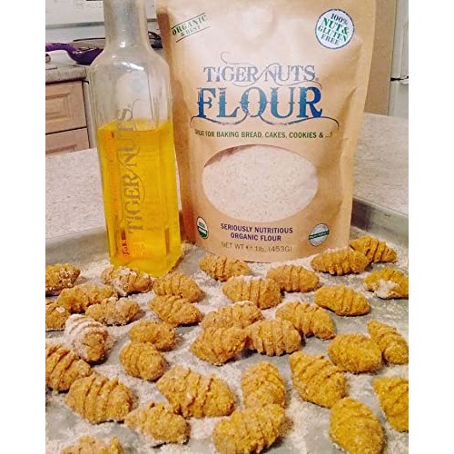 Premium Organic Tiger Nuts Flour -Gluten Free, Nut Free1 Lb