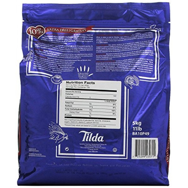 Tilda Legendary Rice, Pure Original Basmati, 10 Pound
