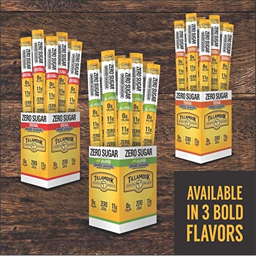 Tillamook Country Smoker Keto Friendly Zero Sugar Smoked Sausage...