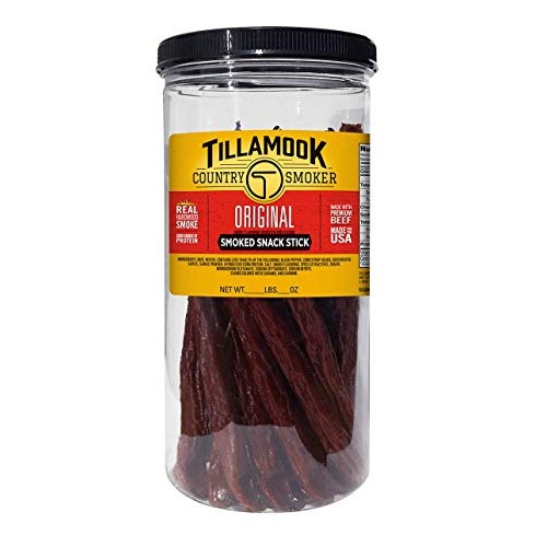Tillamook Country Smoker Real Hardwood Smoked Beef Sticks Reseal