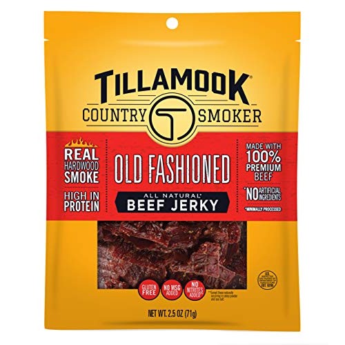 Tillamook Country Smoker Real Hardwood Smoked Beef Jerky, Old Fa