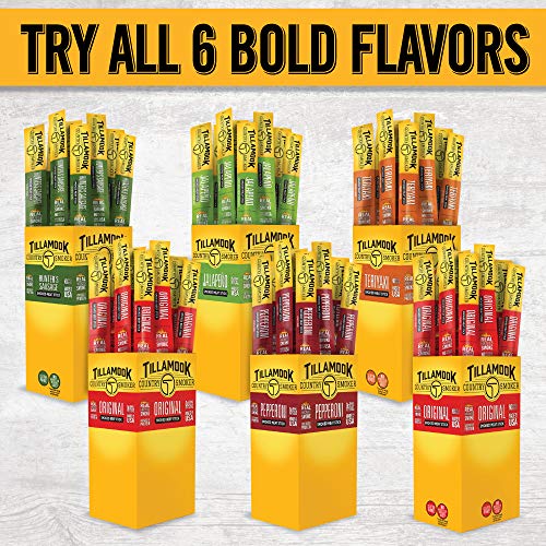 Tillamook Country Smoker Real Hardwood Smoked Meat Stick, Hunter