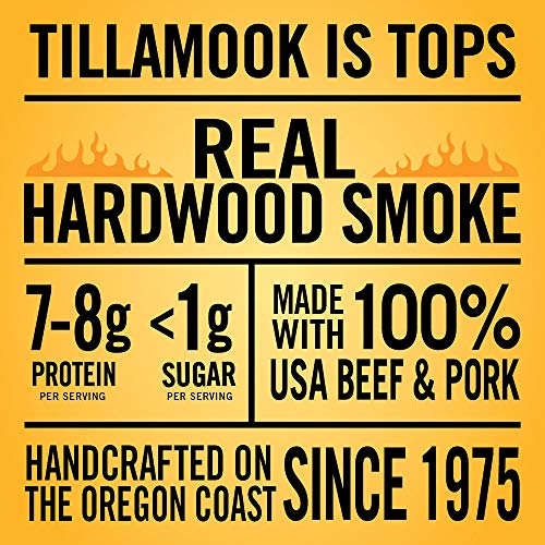 Tillamook Country Smoker Real Hardwood Smoked Teriyaki Sticks Re