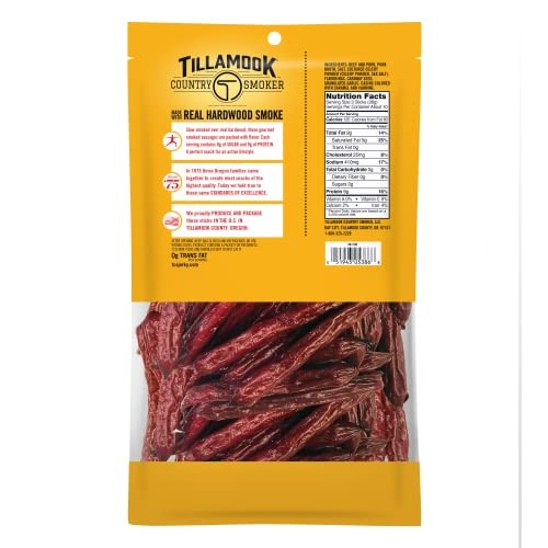Tillamook Country Smoker Zero Sugar Original Keto Friendly Smoke...