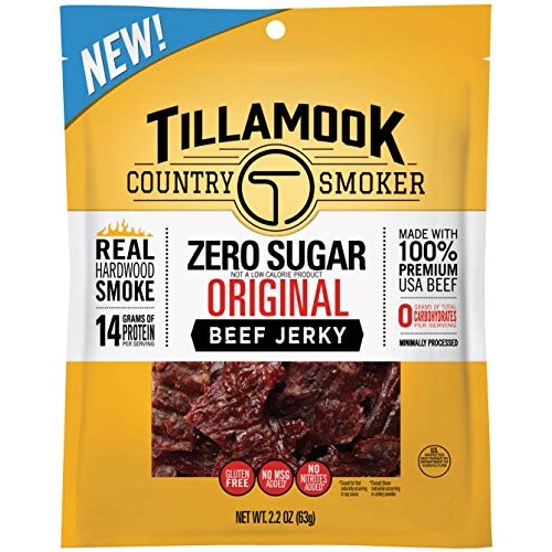 Tillamook Country Smoker Zero Sugar Original Keto Friendly Beef