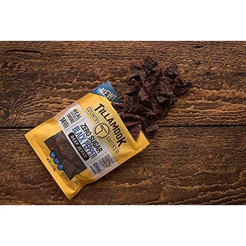 Tillamook Zero Sugar Keto Friendly Beef Jerky Variety 4 Pack Or