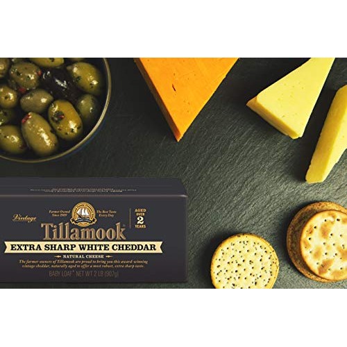 Tillamook Medium &Amp; Extra Sharp White Cheddar Cheese Bundle Of 2