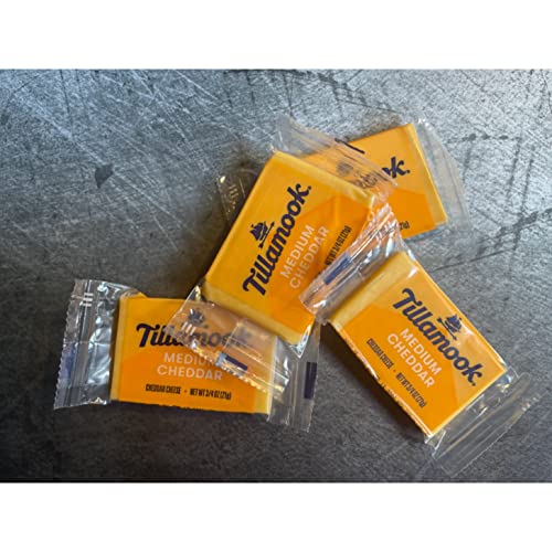 Tillamook Snack-Size Medium Cheddar Tillamoos, 39 Oz 52Count, 0