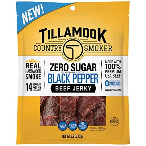 Tillamook Country Smoker Zero Sugar Black Pepper Keto Friendly B