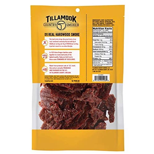 Tillamook Country Smoker Zero Sugar Original Keto Friendly Beef