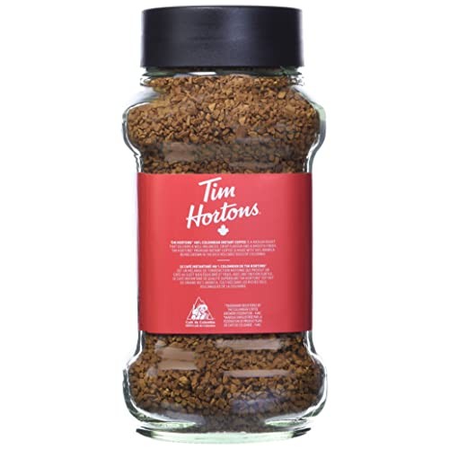 Tim Hortons Medium Roast Instant Coffee, 100% Colombian, 300G Jar