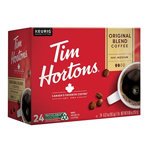 Tim Hortons Original Blend, Medium Roast Coffee, Single-Serve K-