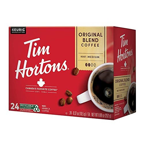 Tim Hortons Original Blend, Medium Roast Coffee, Single-Serve K-