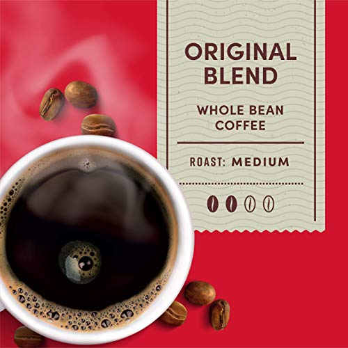 Tim Hortons Whole Bean Original, Medium Roast Coffee, Made With