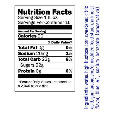 Time For Treats Blue Raspberry Snow Cone Syrup Vkp1191