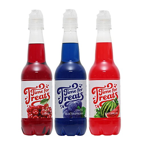 Time For Treats Vkp1109 Snow Cone Syrup, 16.9 Oz, Variety 3 Pack