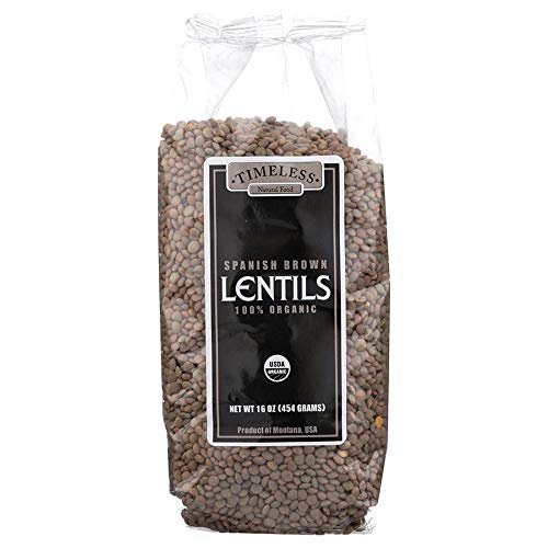 Timeless Natural Foods Organic Spanish Brown Lentils 16 Oz.