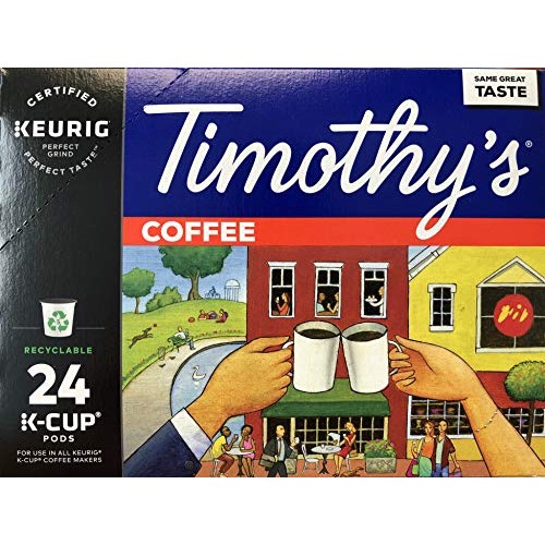 Timothys World Coffee, Italian Blend, K-Cups For Keurig Brewers