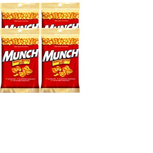 New Munch Pure Peanut Goodness Brittle Bites- 4.0 Oz. On The Go