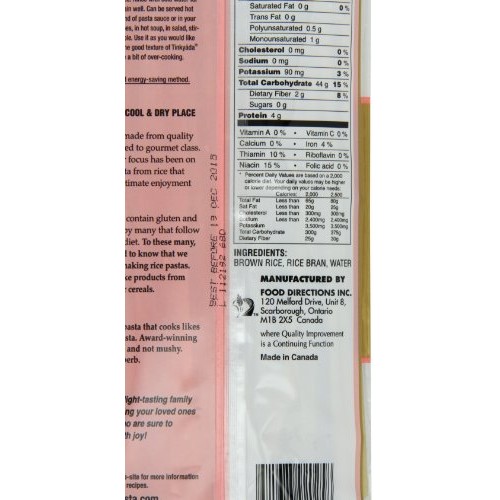 Tinkyada Brown Rice Fettucini Gluten Free, 14-Ounce Pack Of 6