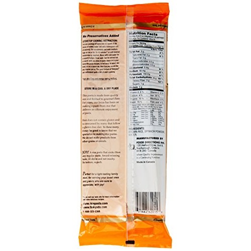 Tinkyada Pasta Brown Rice Spinach Spaghetti, 12 Oz