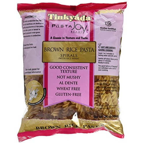 Tinkyada Spirals Brown Rice Pasta 3X16 Oz.